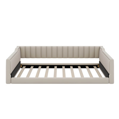 Upholstery Daybed With Side Storage Pocket