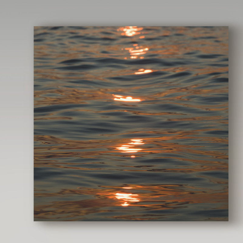 Cattima «Sunset Zen Reflections», reproduction de photo sur toile tendue, H 18 po x l 18 po x P 2 po