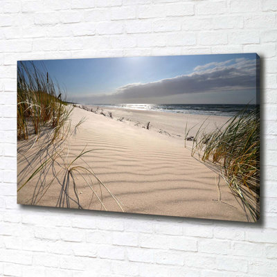 Mrzeżyno Beach - Wrapped Canvas Print