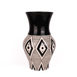 African Handmade Ceramic Table Vase
