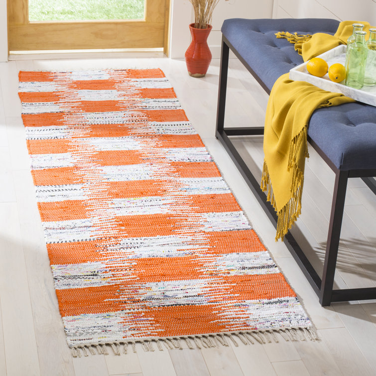 Opie Hand Woven Cotton Ikat Rug
