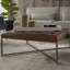 Endall Square Leather Ottoman-772542839