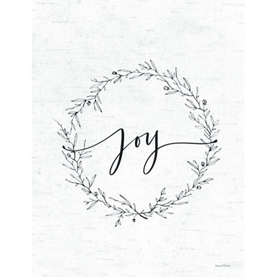 Simple Joy Wreath - reproduction sur toile