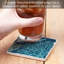 Sous-verre simple à carreaux Coral Blues