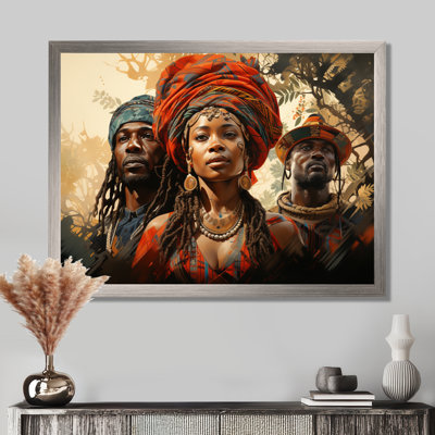 Couple africain résilient II - impression