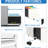 2 Drawer Metal Lockable Office Cabinet - Organize Your Work Fits Legal/Letter/A4 Antique White Style File Locking Feature Holds-1562537359