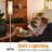 64" Standing Lamp With Linen Lampshade For Bedroom, Minimalist Pole Lamp-1457985767-1457985764