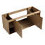 Modern Wall Mounted Bathroom Vanity With Double Sink, Door Hinge Sink Vanity, - Contemporary Look