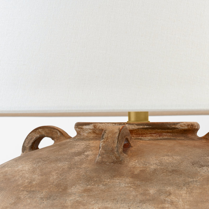 Brewer Table Lamp, Rustic Terracotta