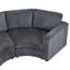 Canapé modulaire courbé modulaire, 2 ensembles de canapés semi-circulaires en chenille à 3 places, canapé rond moderne à assise profonde avec revêtement doux, canapé contemporain pour salon et appartement-1347582552-1347582566