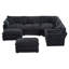 Canapé modulaire rembourré 6 pièces 6 pièces 113 pouces-153674187