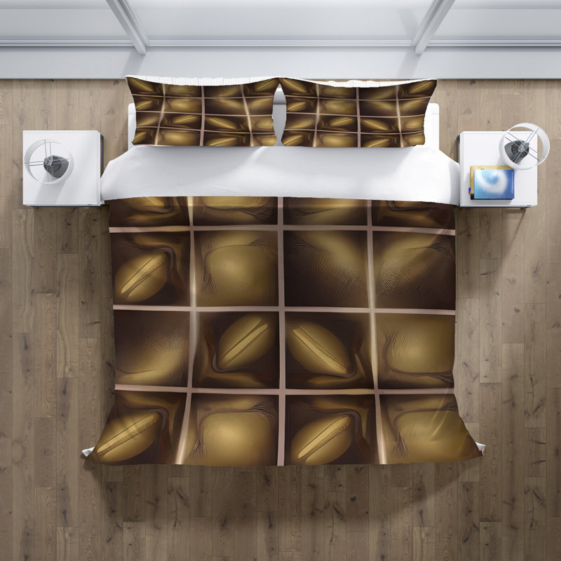 Abstract Duvet Cover, King Duvet Cover + 2 King Shams
