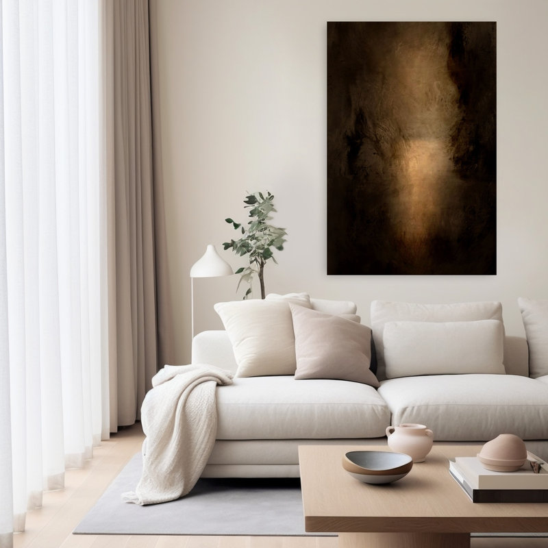 Art contemporain contemporain abstrait, H 60 po x l 40 po