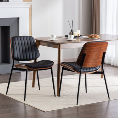 Chaises de salle à manger rembourrées Titus