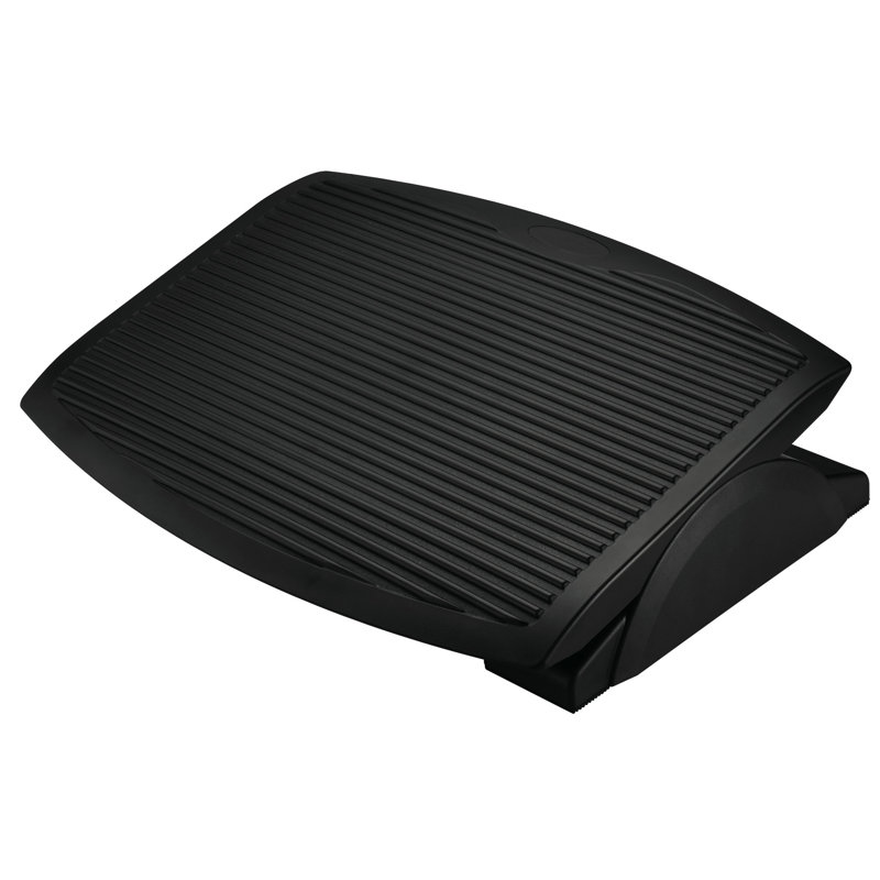 Ergo Plus Black Adjustable Plastic Footrest
