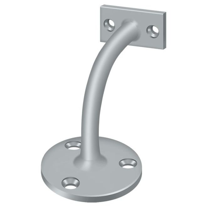 3.25" Projection Light Duty Hand Rail Bracket, Brushed Chrome
