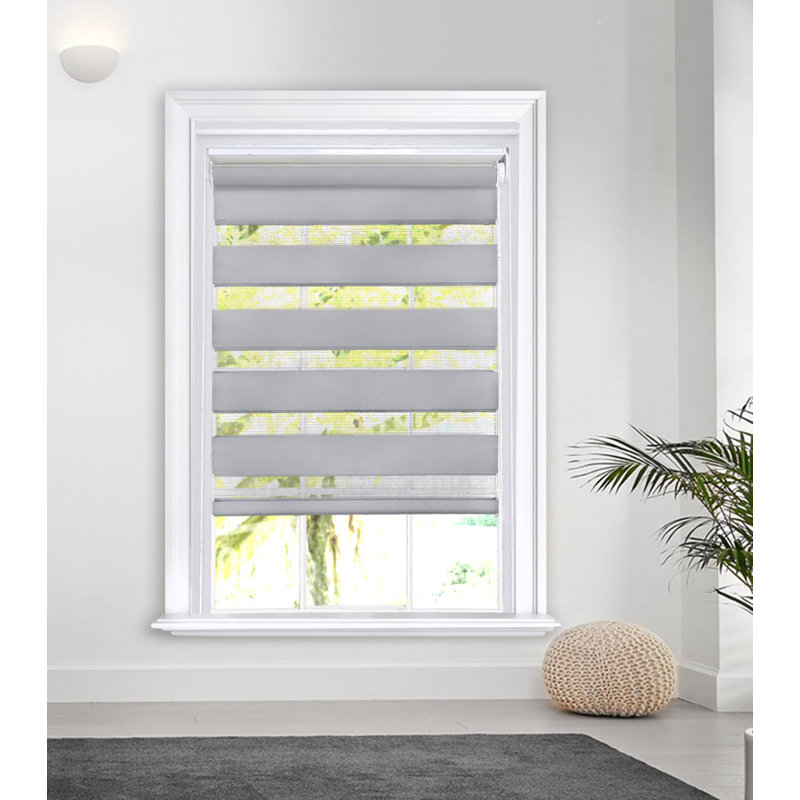 Roller Blind, Gray, 60"W x 165"L