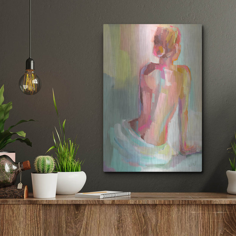 «Woman Posing» par Jenny Westenhofer, H 16 po x l 12 po