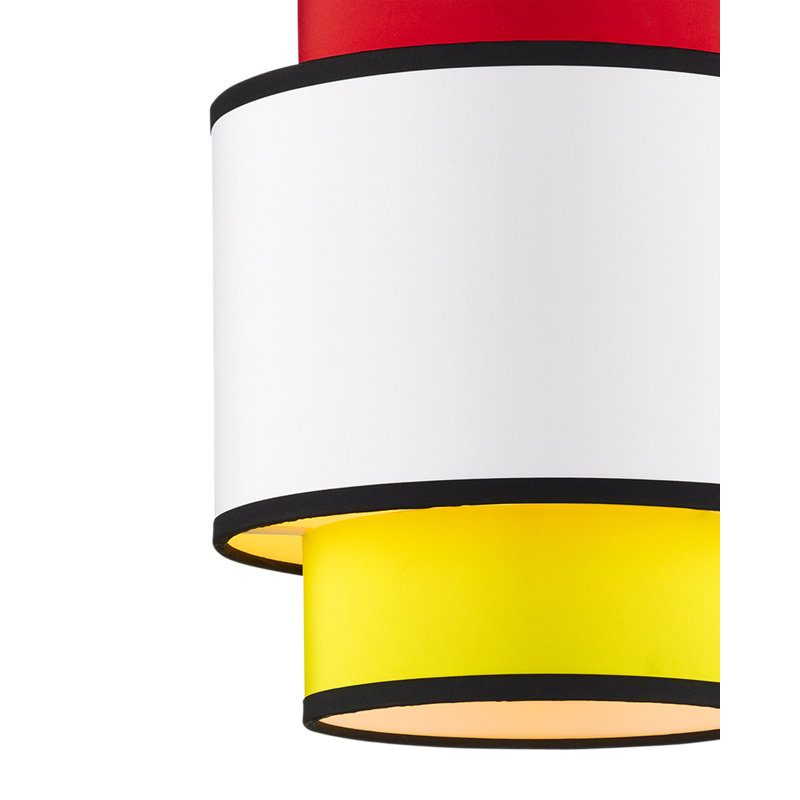 Mathias 1 - Light Pendant, Multi-Color/Satin Black