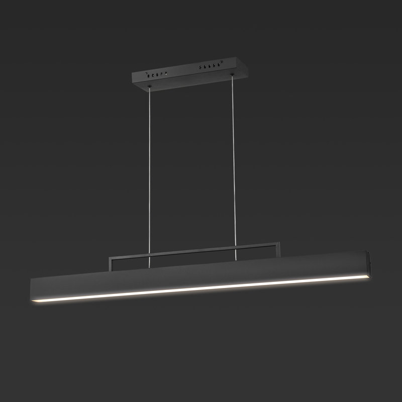 Lustre rectangulaire DEL à intensité variable Delphia