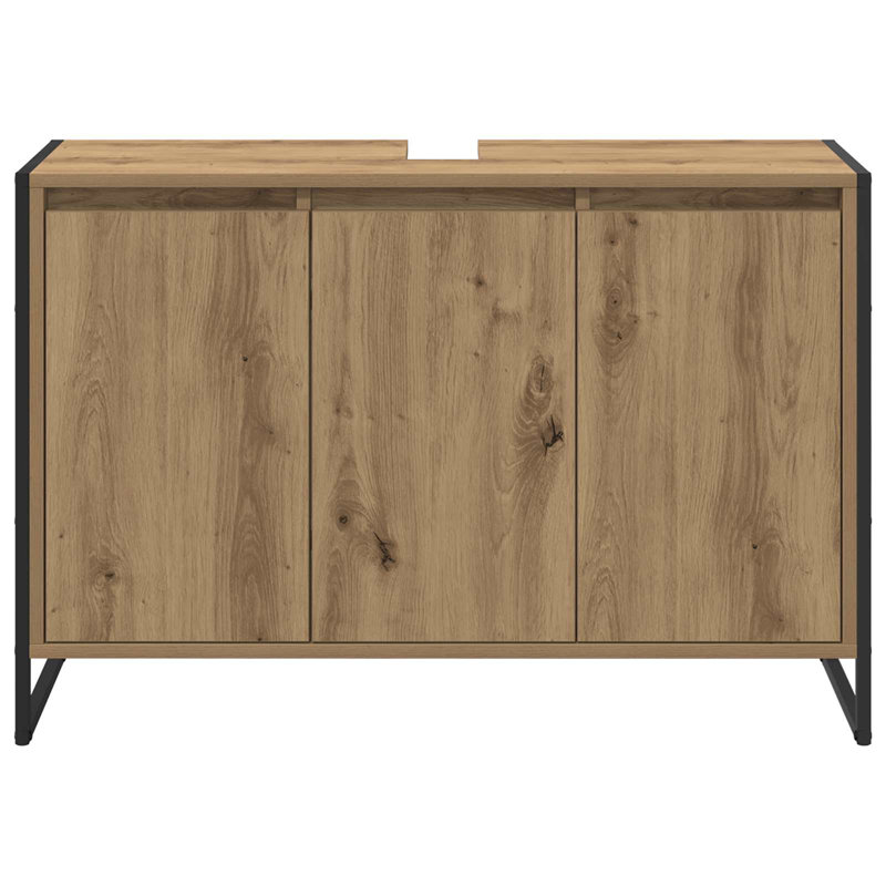 Freestanding Under Sink Cabinet, Artisan Oak