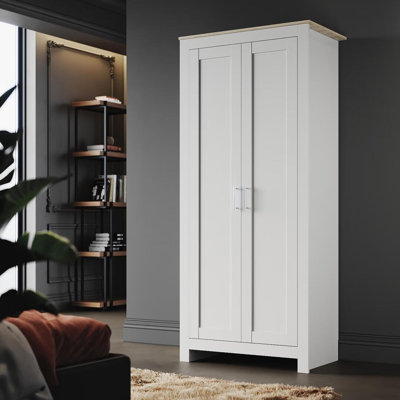 2 Door Manufactured Wood Wardrobe