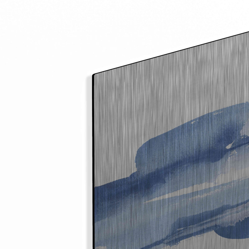 Art mural en métal Brayden Studio® «Classic Blue I» par Chris Paschke, H 12 po x l 12 po
