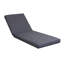 Coussin d'extérieur Brody pour chaise longue, gris foncé, mousse, 76 po