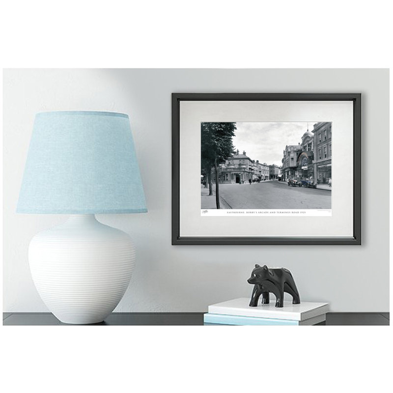 Eastbourne, Bobby's Arcade And Terminus Road 1925 by Francis Frith - Single Picture Frame Print, 40cm H x 50cm W x 2.3cm D