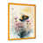 Impression dorée sur toile encadrée