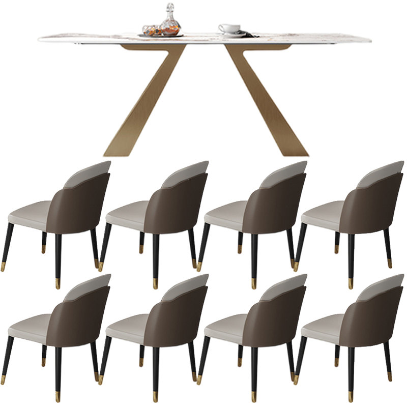 Ensemble de table de salle à manger rectangulaire de style nordique