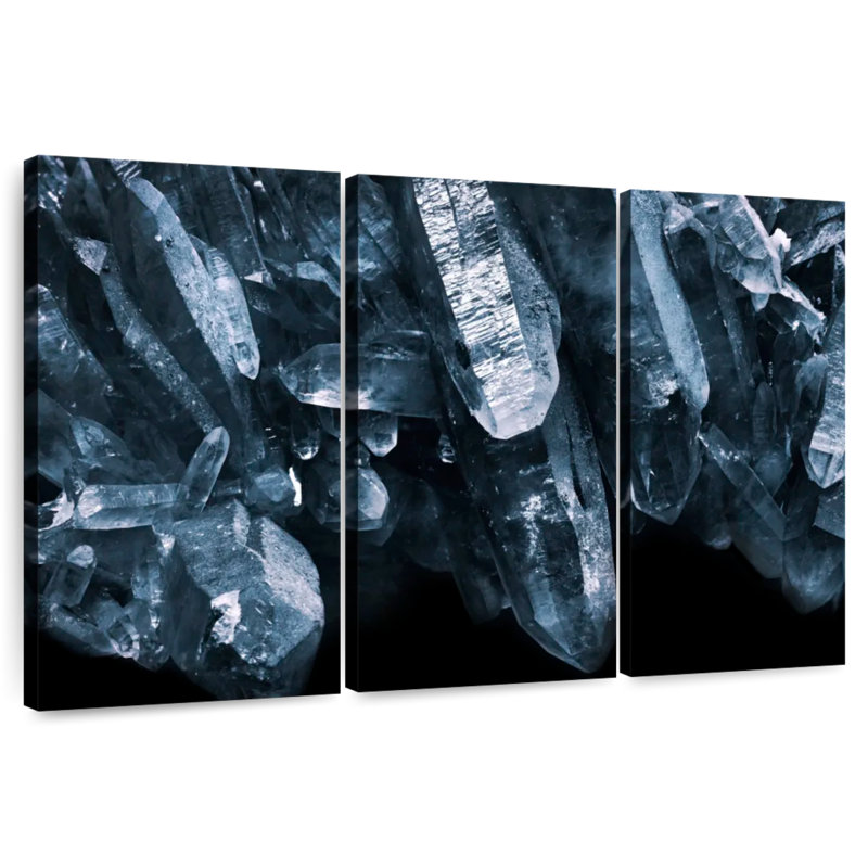 Alvord Raw Quartz Crystals, 42" H x 65" W