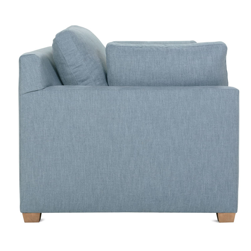 Canapé-lit Eckmann, Bleu fédéral (12355-52), H 36 po x l 40 po x P 90 po