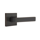 Dumont Flat Privacy (Bed & Bath) Door Lever with Square Rosette