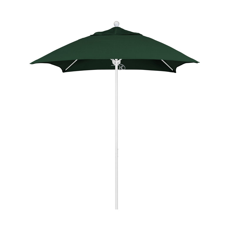 Hibo 72'' Market Sunbrella® Umbrella, Canvas Forest Green Sunbrella® Canvas