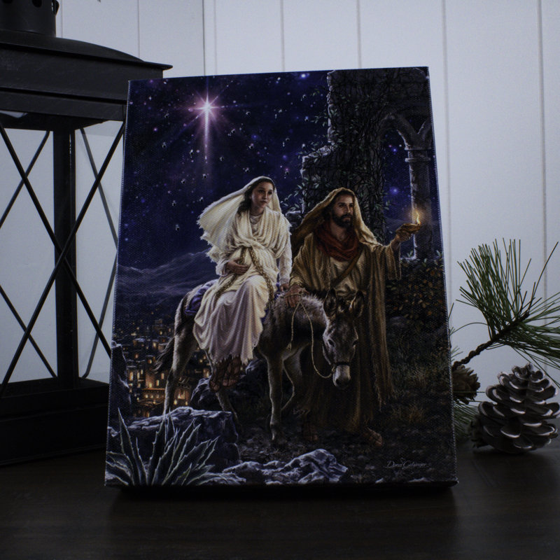 Toile de table 8 x 6 Voyage à Bethléem