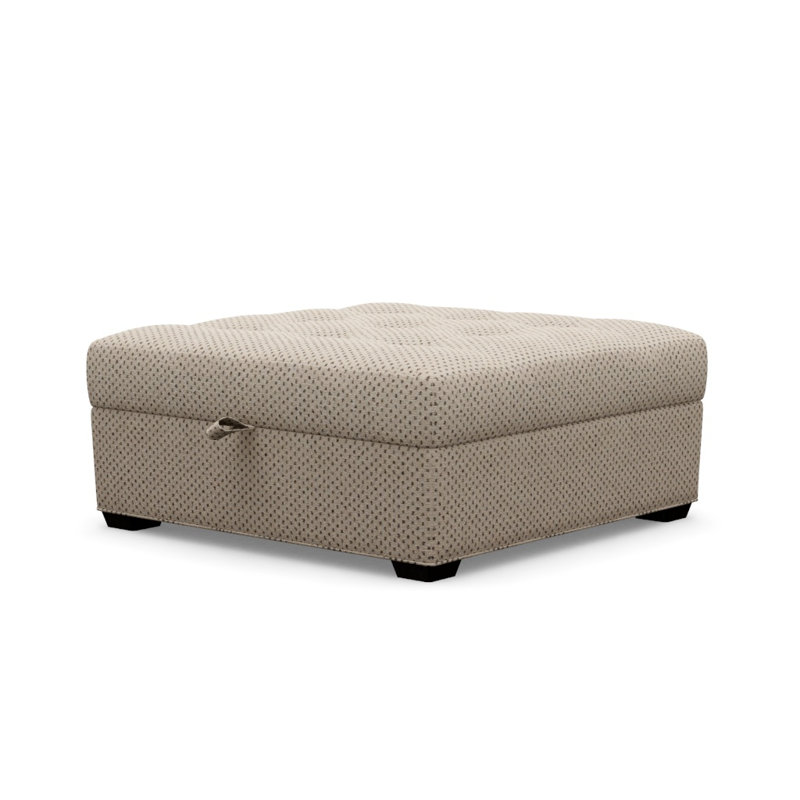 Baxter Square Ottoman, Java, Macrame 090626