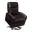 Fauteuil inclinable électrique en cuir végétalien Avantika de 37,6 po de largeur Avantika