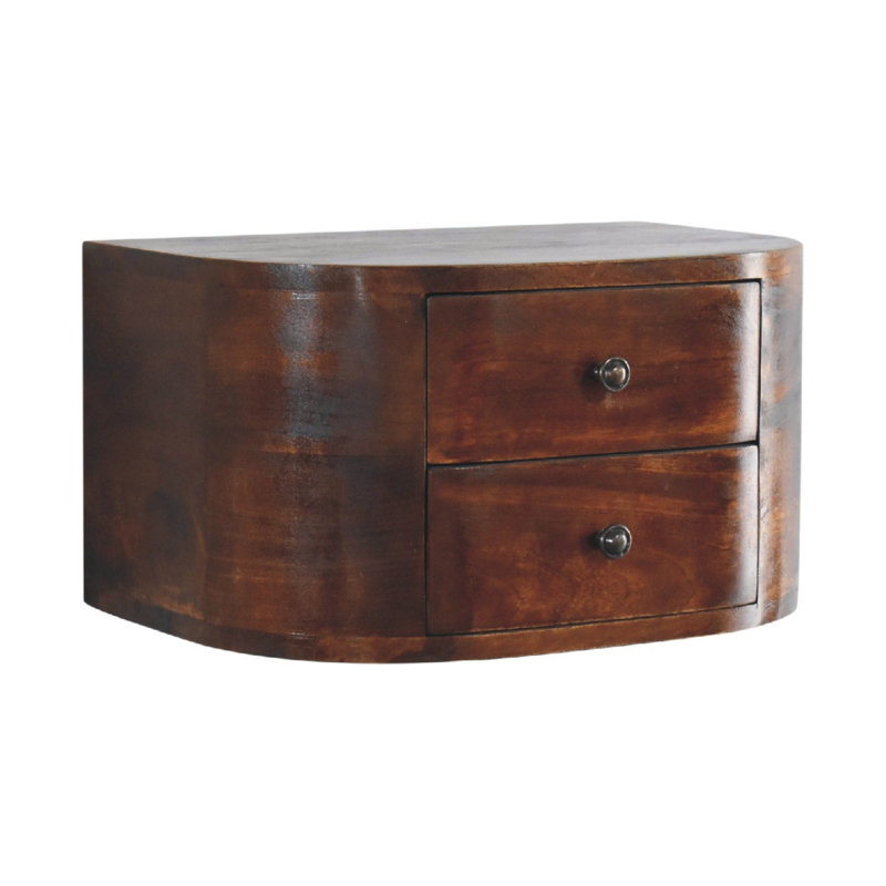 45cm W Solid Wood Bedside Table