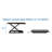 Jaleeza Adjustable Metal Base Standing Desk Converter-815597961