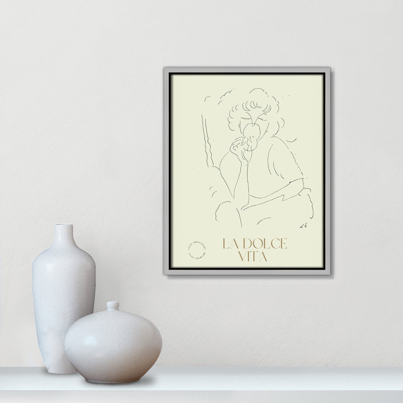 «Dottie La Dolce Vita» par Permild & Rosengreen x Léon Spilliaert, Argent argent, H 15,5 po x l 12,5 po