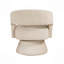 Fauteuil d'appoint pivotant de luxe moderne en velours de bois massif 1pc-1309645786