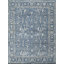 Hand Knotted Wool Area Rug in Blue