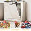 Armoire à poubelle inclinable, armoire à poubelle pour la cuisine, armoire en bois avec poubelle escamotable-106934503