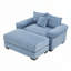Fauteuil club avec repose-pieds 54,3 po-1343959812