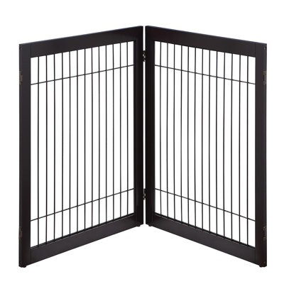 Fitzgerald Wood Free Standing Pet Gate