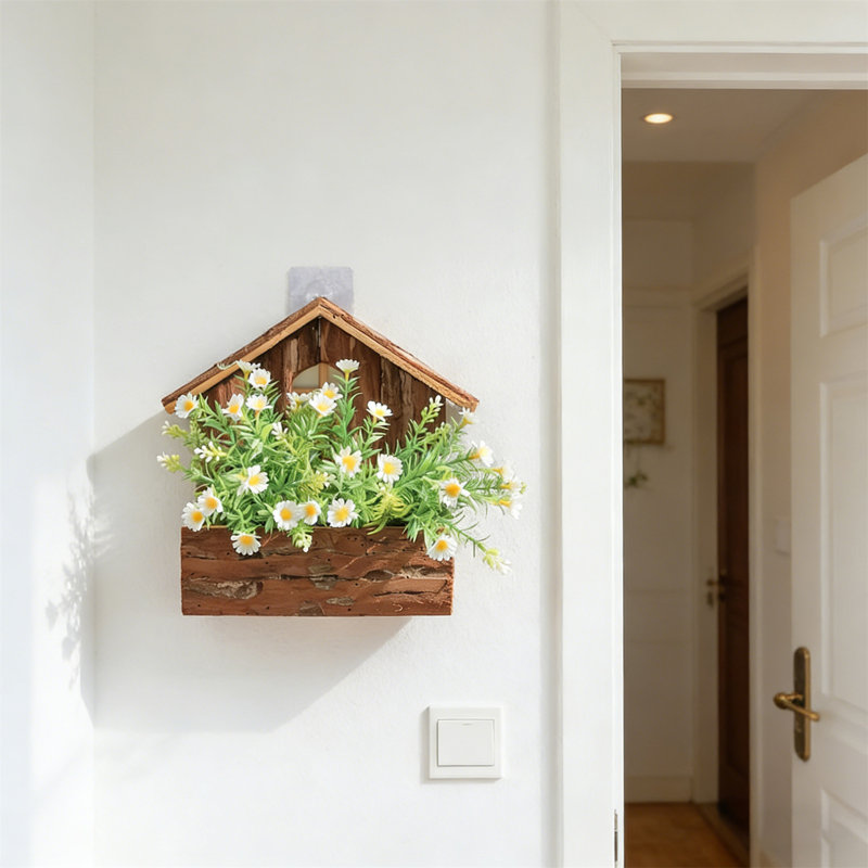 Wall-Mounted Artificial Flower