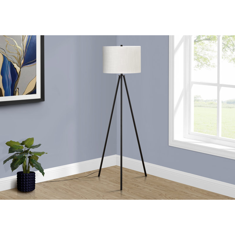 Lighting, 63"H, Floor Lamp, Contemporary, Black