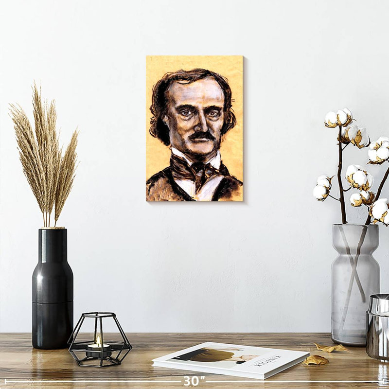 Classic Edgar Allan Poe, 12" H x 8" W