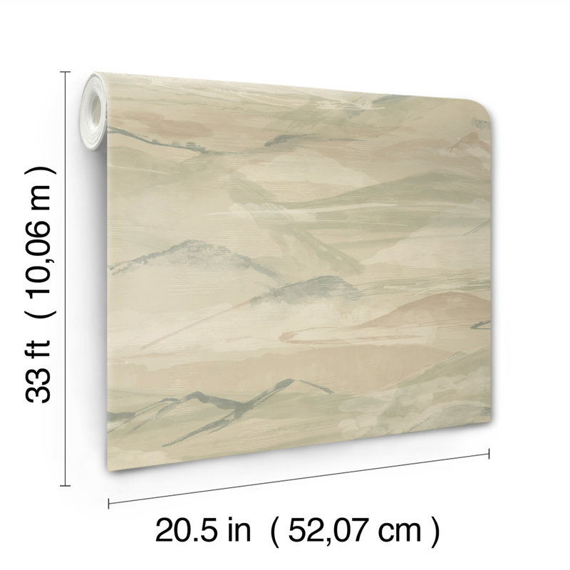 Papier peint Bozeman Mountains Sky, Vert